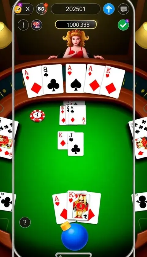 Winpkr poker game table screenshot